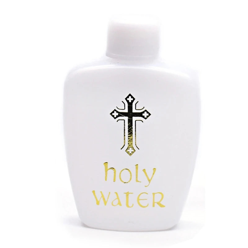 Empty Holy Water Bottles - 60ml Catholic Christian Holy Water Bottle - Holds Lourdes Water