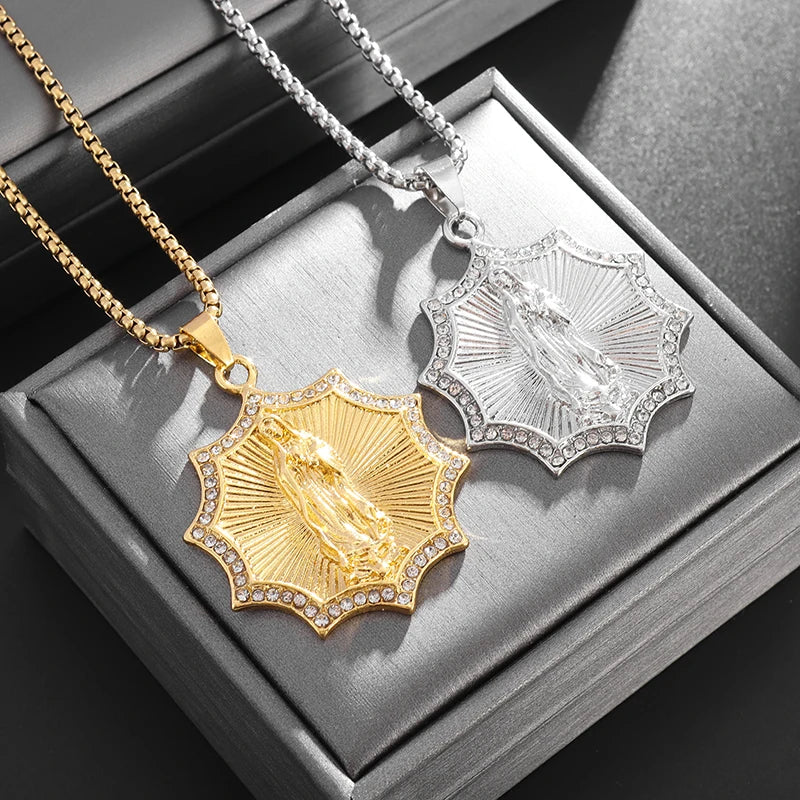 Classic Virgin Mary Pendant Necklace Collection | Sacred Medals for Men & Women | Christian & Catholic Devotional Jewelry Gifts
