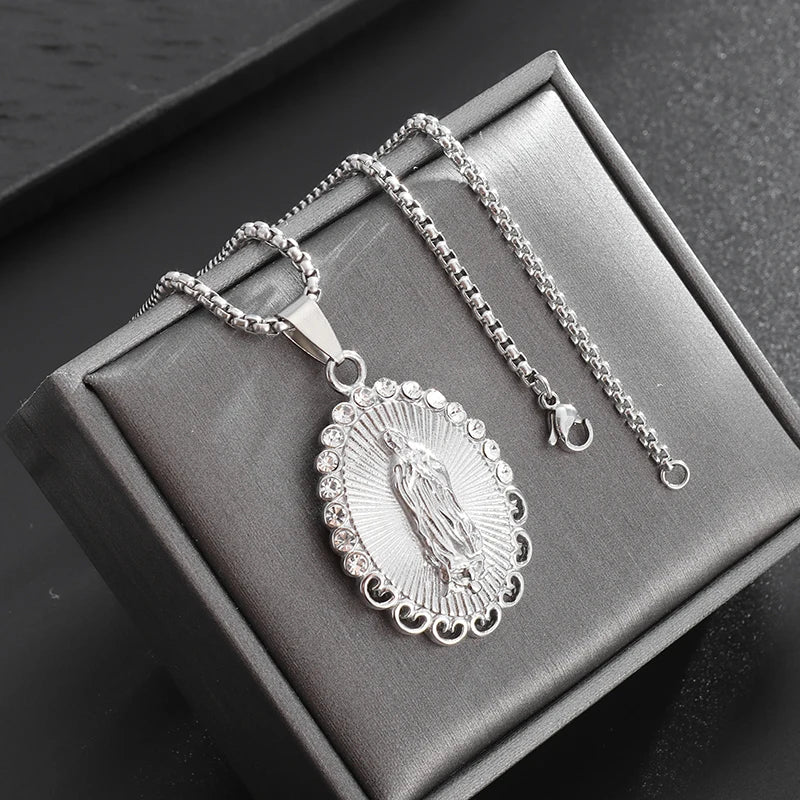 Classic Virgin Mary Pendant Necklace Collection | Sacred Medals for Men & Women | Christian & Catholic Devotional Jewelry Gifts