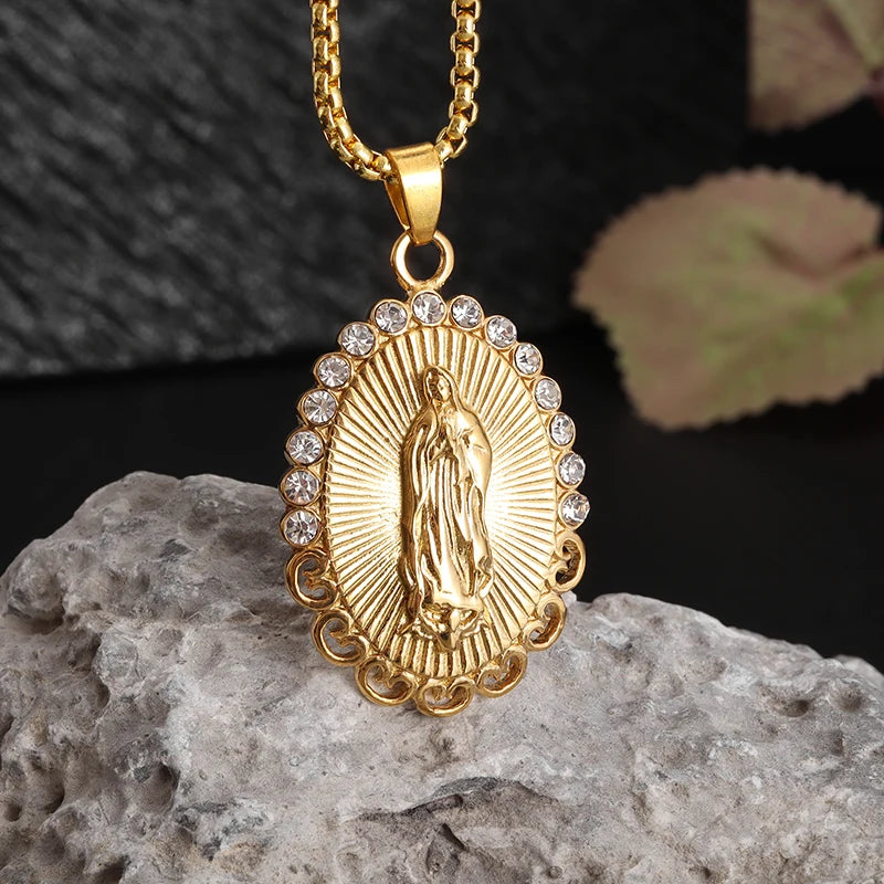 Classic Virgin Mary Pendant Necklace Collection | Sacred Medals for Men & Women | Christian & Catholic Devotional Jewelry Gifts