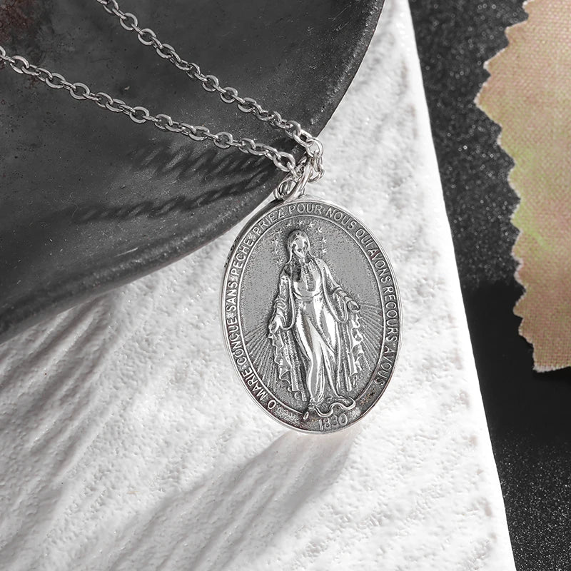 Classic Virgin Mary Pendant Necklace Collection | Sacred Medals for Men & Women | Christian & Catholic Devotional Jewelry Gifts