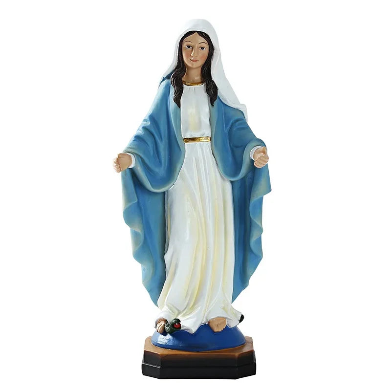 Virgin Mary Statue - Our Lady Statue - Religious Church Supplies - Religious Resin - Crafts for Home Decoration