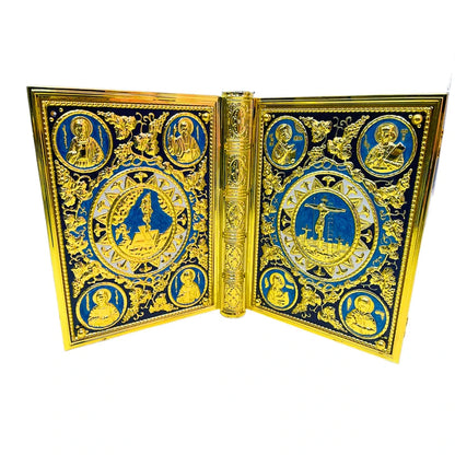 Gospel Holy Book Metallic Cover - Gold plated Book Cover