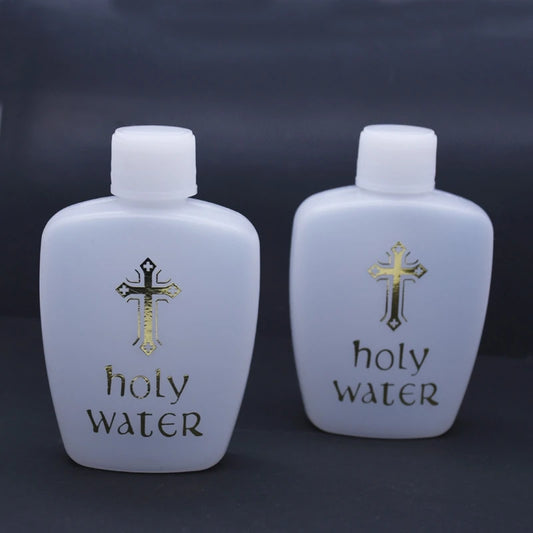 Empty Holy Water Bottles - 60ml Catholic Christian Holy Water Bottle - Holds Lourdes Water