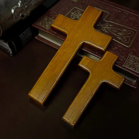 Church Wooden Wall Cross – Religious Art -Home Decoration & Easter Gift