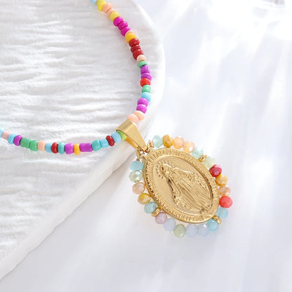 Classic Virgin Mary Pendant Necklace Collection | Sacred Medals for Men &amp; Women | Christian &amp; Catholic Devotional Jewelry Gifts