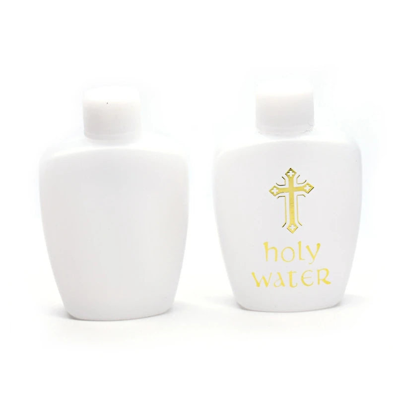 Empty Holy Water Bottles - 60ml Catholic Christian Holy Water Bottle - Holds Lourdes Water