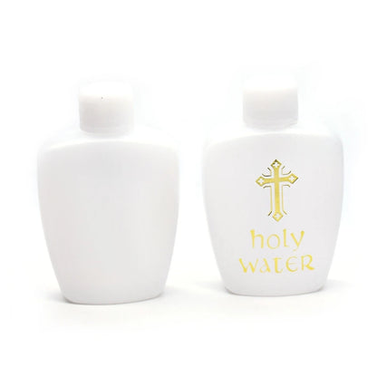 Empty Holy Water Bottles - 60ml Catholic Christian Holy Water Bottle - Holds Lourdes Water