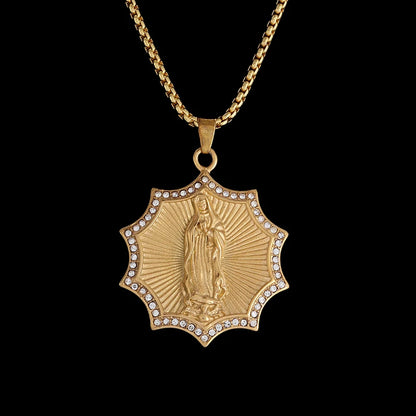 Classic Virgin Mary Pendant Necklace Collection | Sacred Medals for Men &amp; Women | Christian &amp; Catholic Devotional Jewelry Gifts
