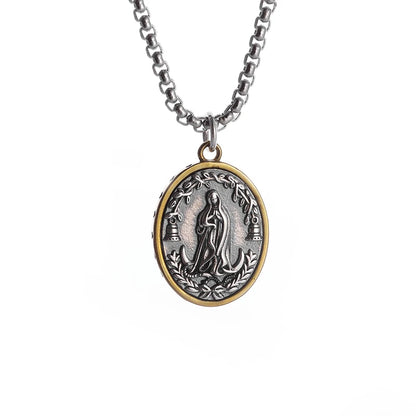 Classic Virgin Mary Pendant Necklace Collection | Sacred Medals for Men &amp; Women | Christian &amp; Catholic Devotional Jewelry Gifts