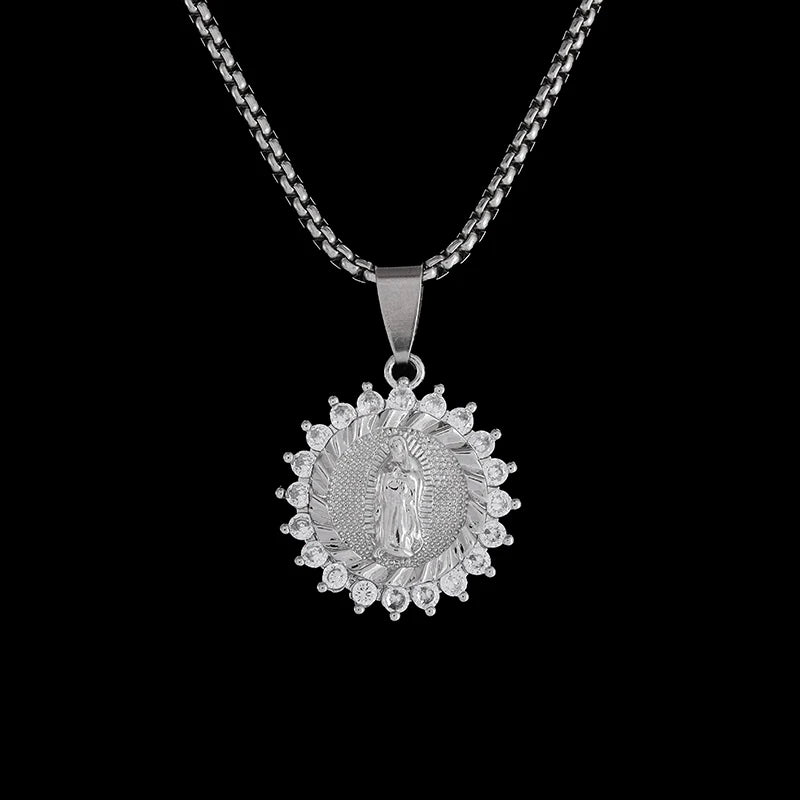 Classic Virgin Mary Pendant Necklace Collection | Sacred Medals for Men &amp; Women | Christian &amp; Catholic Devotional Jewelry Gifts