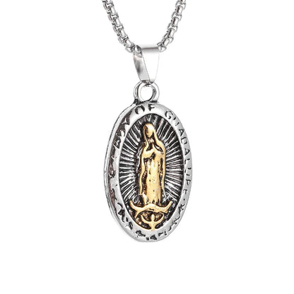 Classic Virgin Mary Pendant Necklace Collection | Sacred Medals for Men &amp; Women | Christian &amp; Catholic Devotional Jewelry Gifts
