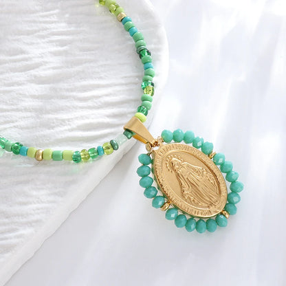 Classic Virgin Mary Pendant Necklace Collection | Sacred Medals for Men &amp; Women | Christian &amp; Catholic Devotional Jewelry Gifts