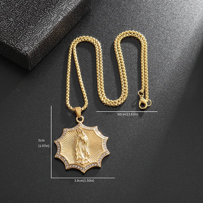 Classic Virgin Mary Pendant Necklace Collection | Sacred Medals for Men &amp; Women | Christian &amp; Catholic Devotional Jewelry Gifts