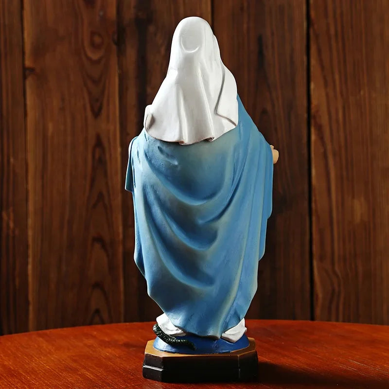 Virgin Mary Statue -  Our Lady Statue - Religious Church Supplies - Religious Resin - Crafts for Home Decoration