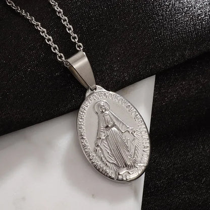 Classic Virgin Mary Pendant Necklace Collection | Sacred Medals for Men &amp; Women | Christian &amp; Catholic Devotional Jewelry Gifts