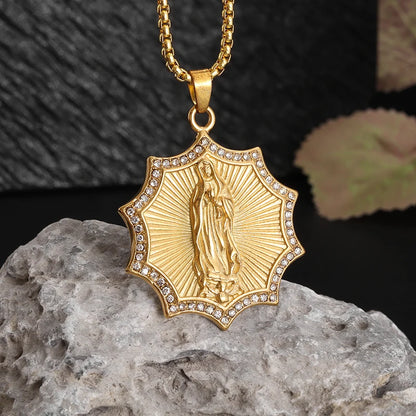 Classic Virgin Mary Pendant Necklace Collection | Sacred Medals for Men &amp; Women | Christian &amp; Catholic Devotional Jewelry Gifts