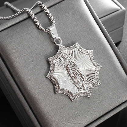 Classic Virgin Mary Pendant Necklace Collection | Sacred Medals for Men &amp; Women | Christian &amp; Catholic Devotional Jewelry Gifts