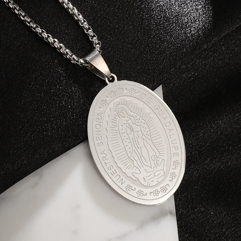 Classic Virgin Mary Pendant Necklace Collection | Sacred Medals for Men &amp; Women | Christian &amp; Catholic Devotional Jewelry Gifts