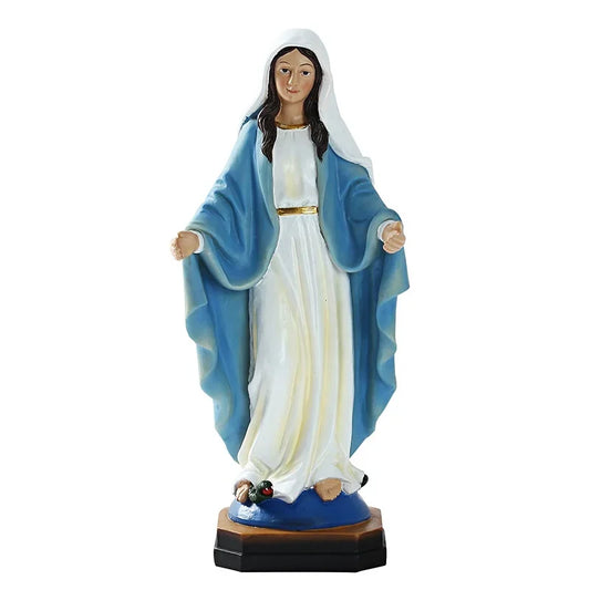 Virgin Mary Statue -  Our Lady Statue - Religious Church Supplies - Religious Resin - Crafts for Home Decoration